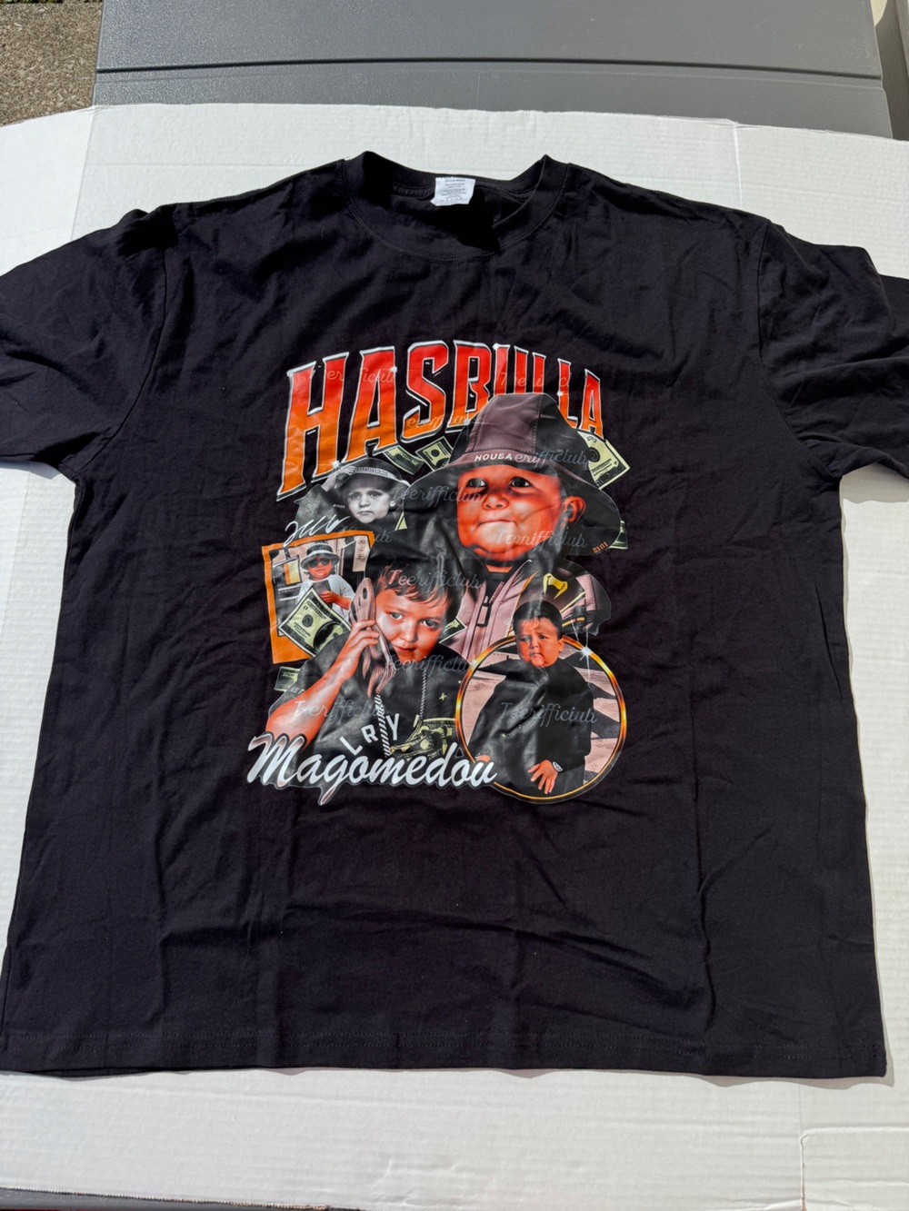 Hasbulla graphic 2XL black T-shirt New